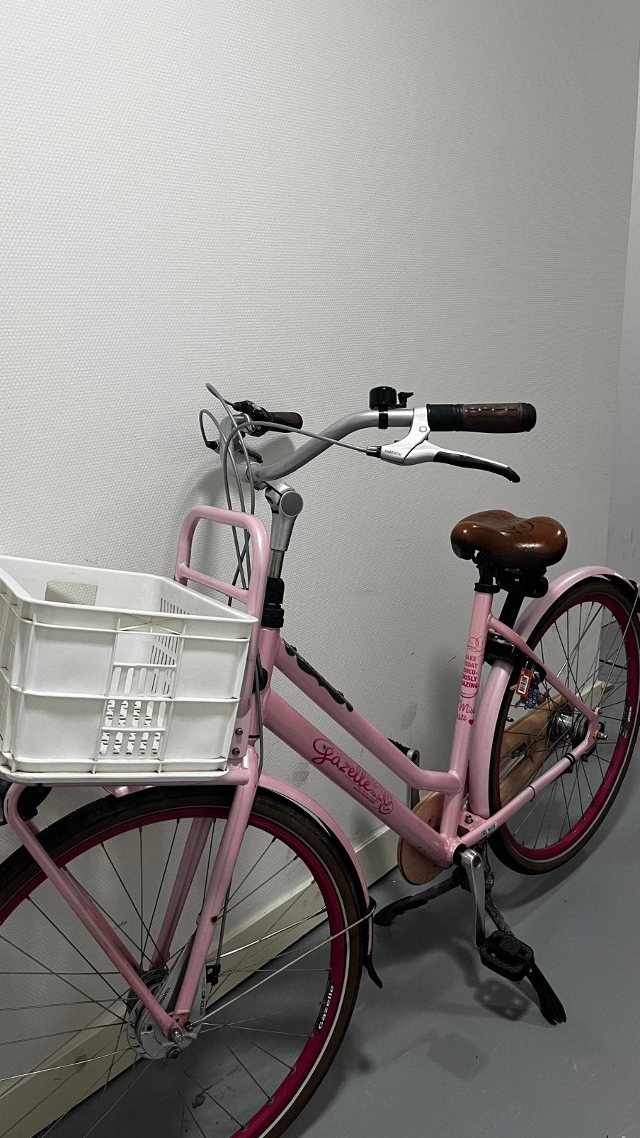 Dames fiets miss gazelle grace roze, Fietsen en Brommers, Fietsen | Dames | Damesfietsen, Ophalen, Gebruikt, Gazelle, Versnellingen