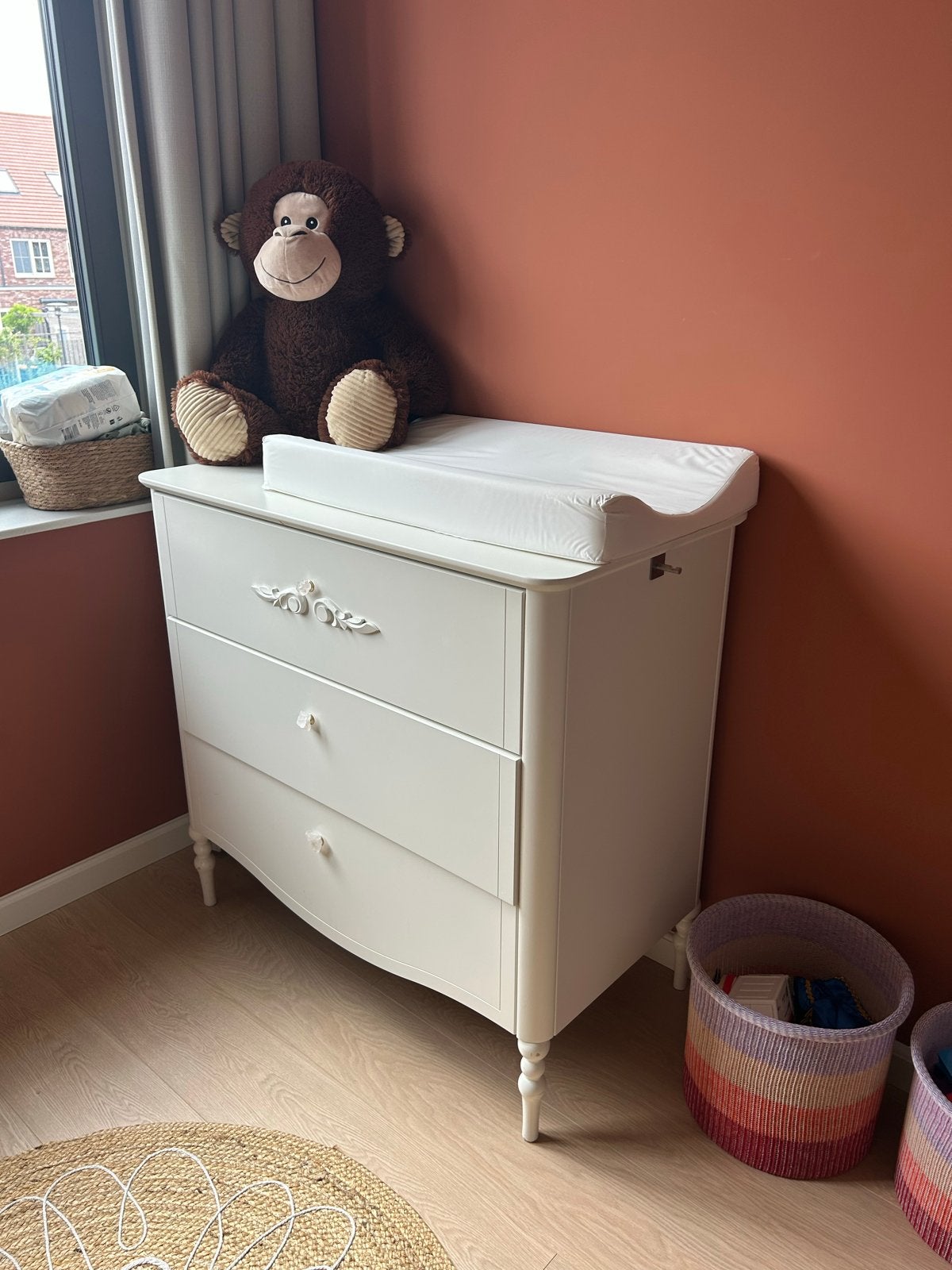 Commode met opzetstuk voor verschonen in de lengte, Kinderen en Baby's, Kinderkamer | Commodes en Kasten, Gebruikt, 50 tot 70 cm