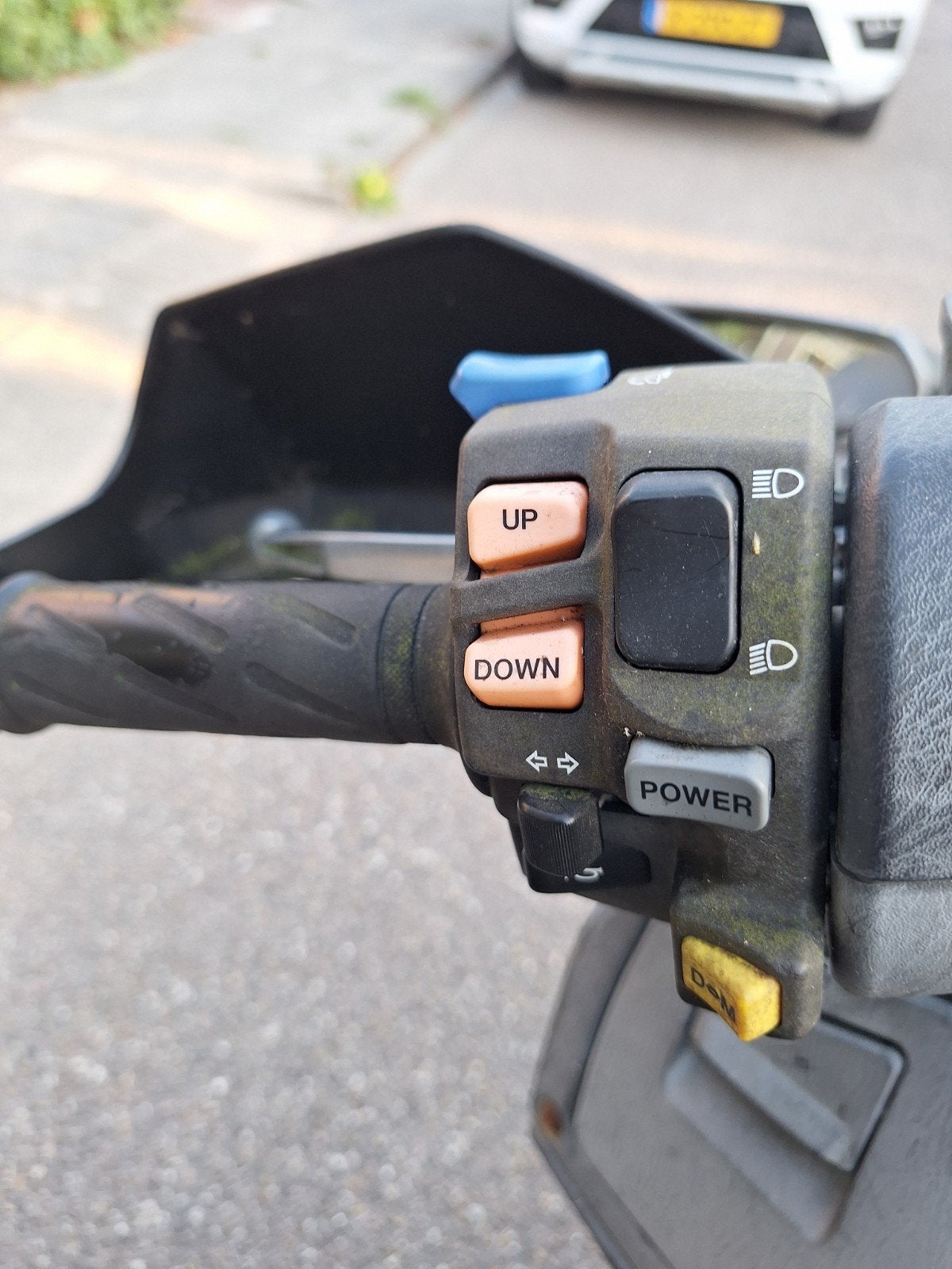 Motorfiets met 41.424 km op de teller, Particulier, Gebruikt