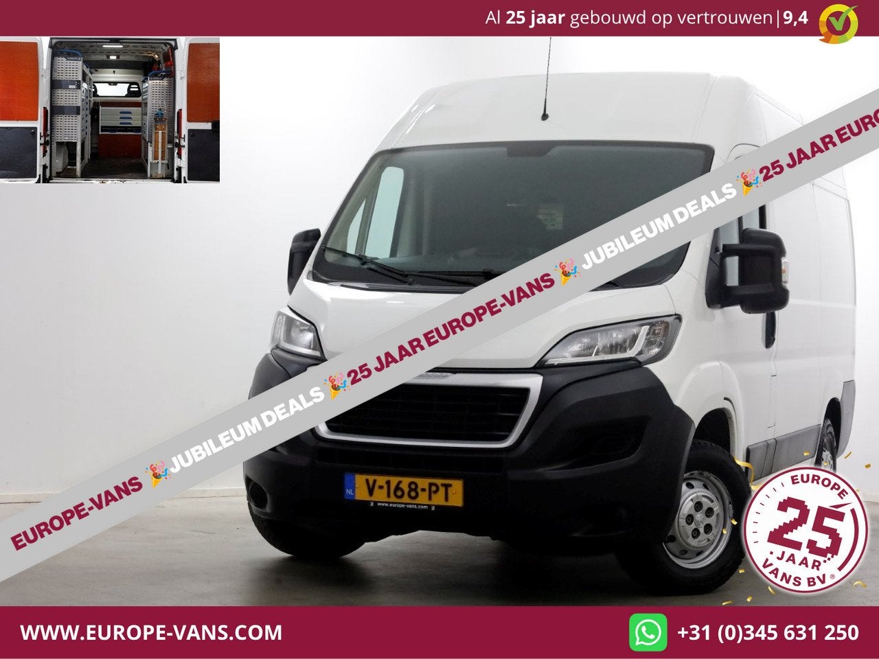 Peugeot Boxer 2.0 BlueHDI E6 130pk L1H2 Premium Navi/Camera/, Voorwielaandrijving, Gebruikt, Euro 6, 4 cilinders