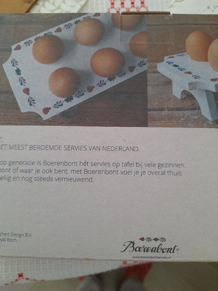 EIER REKJE BB, Huis en Inrichting, Overige typen, Kunststof, Nieuw, Ophalen of Verzenden