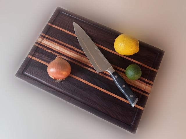 Walnoot/Kers/Maple Snijplank – Bieden Mogelijk, Snij-/serveerplank, Ophalen of Verzenden, Nieuw, Hout