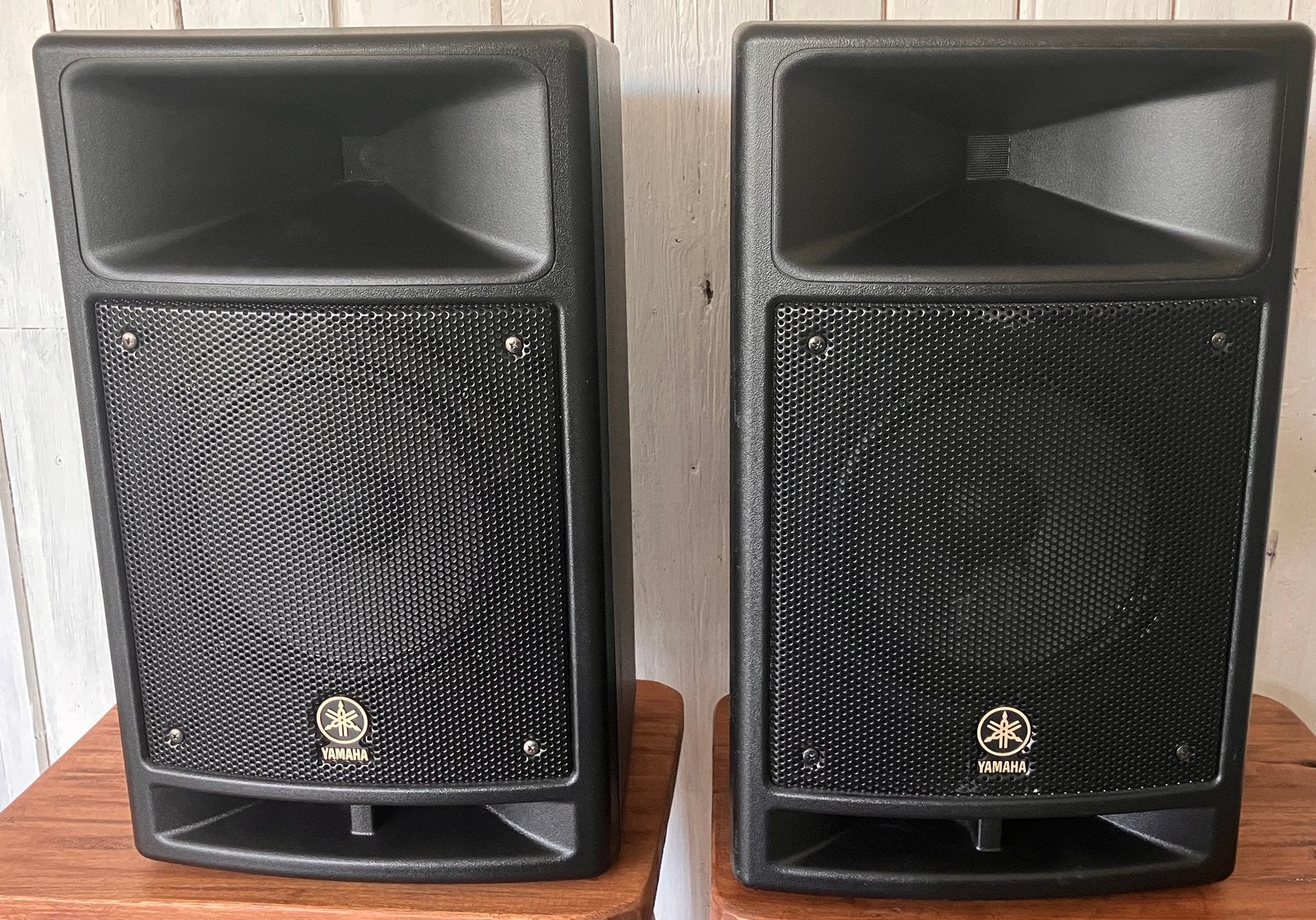 Te koop set Yamaha stage monitors, Ophalen, Gebruikt, Minder dan 500 watt, Monitor(versterker)