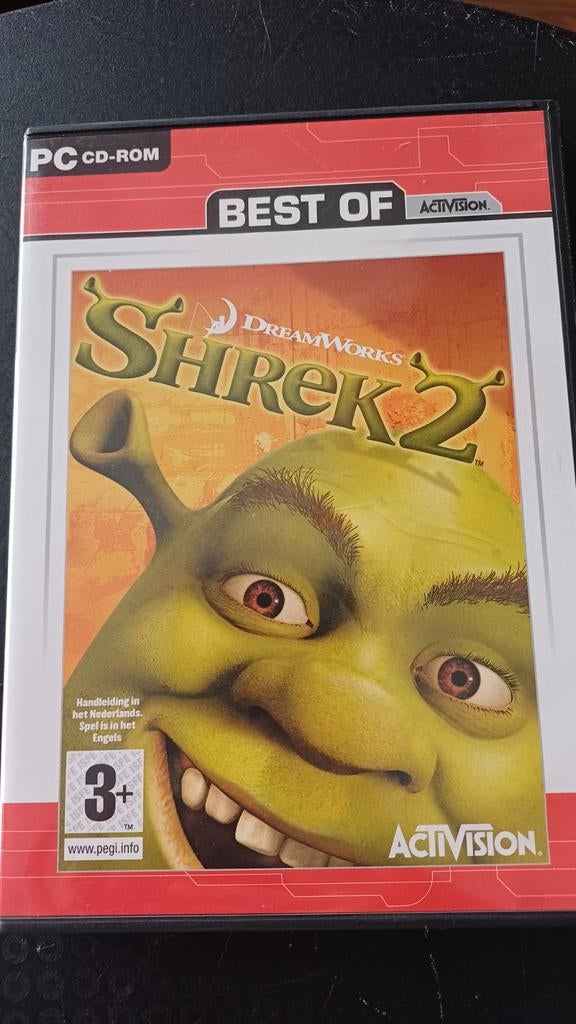 Shrek 2 PC CD-ROM - Best Of Activision, Spelcomputers en Games, Games | Pc, Gebruikt, Avontuur en Actie, 1 speler, Vanaf 3 jaar