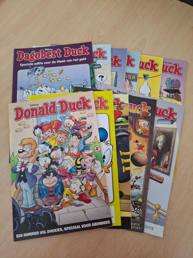 Diverse Donald Duck en Dagobert Duck stripboeken (10 stuks), Meerdere stripboeken, Ophalen of Verzenden, Gelezen, Walt Disney