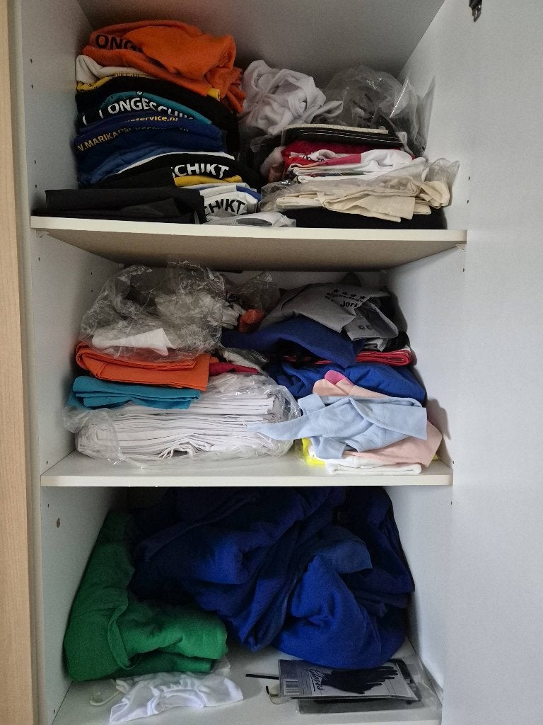 Startpakket textieldruk en kado artikelen, Ophalen, Gebruikt