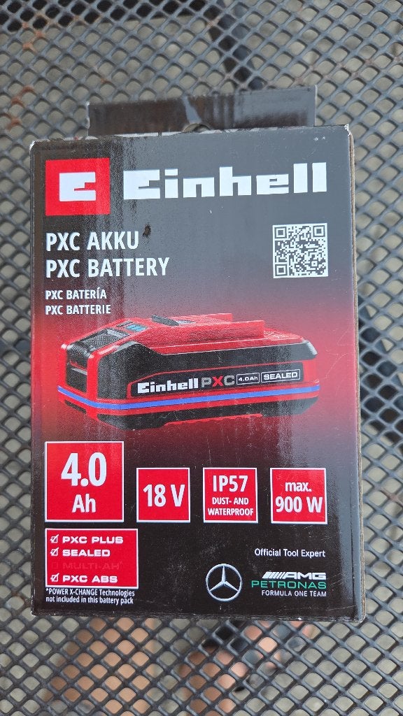 Einhell PXC Accu 4.0 Ah 18V IP57 Nieuw in doos, Ophalen of Verzenden, Nieuw, Overige typen, Overige merken