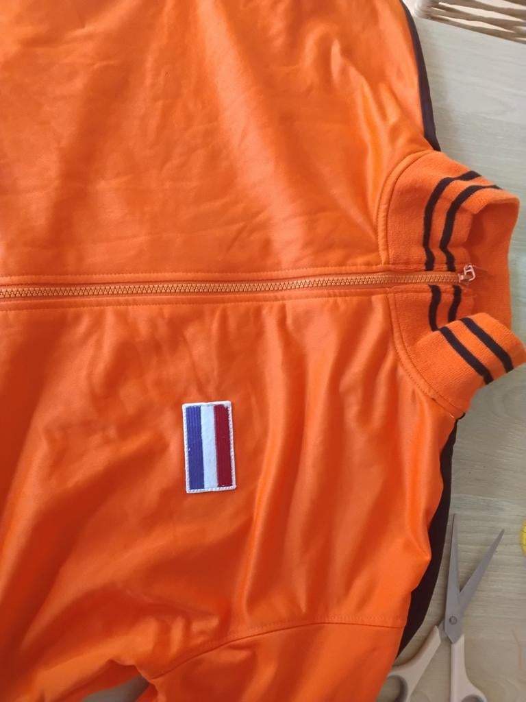 Holland sportjack L + XL, Kleding | Heren, Oranje, Ophalen of Verzenden, Zo goed als nieuw, Body zone