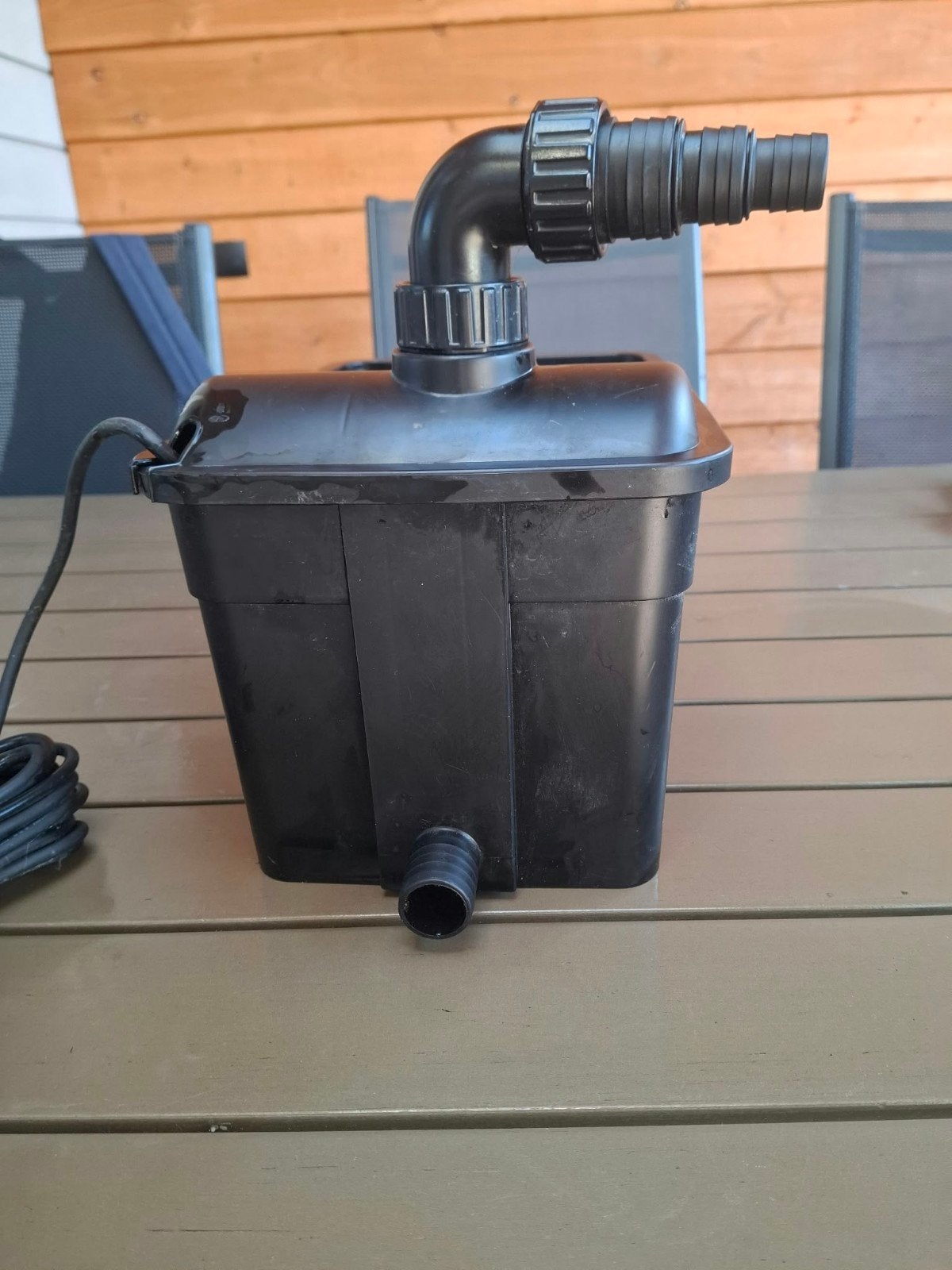 filter met pomp, Ophalen, Vijverfilter