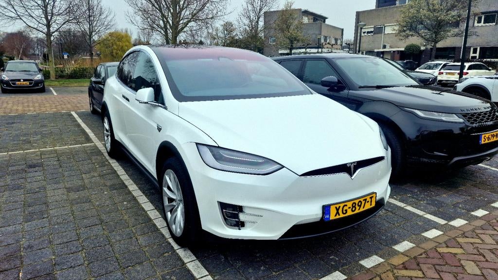 Tesla Model X  75D, Automaat, Model X, Zwart, 124 €/maand