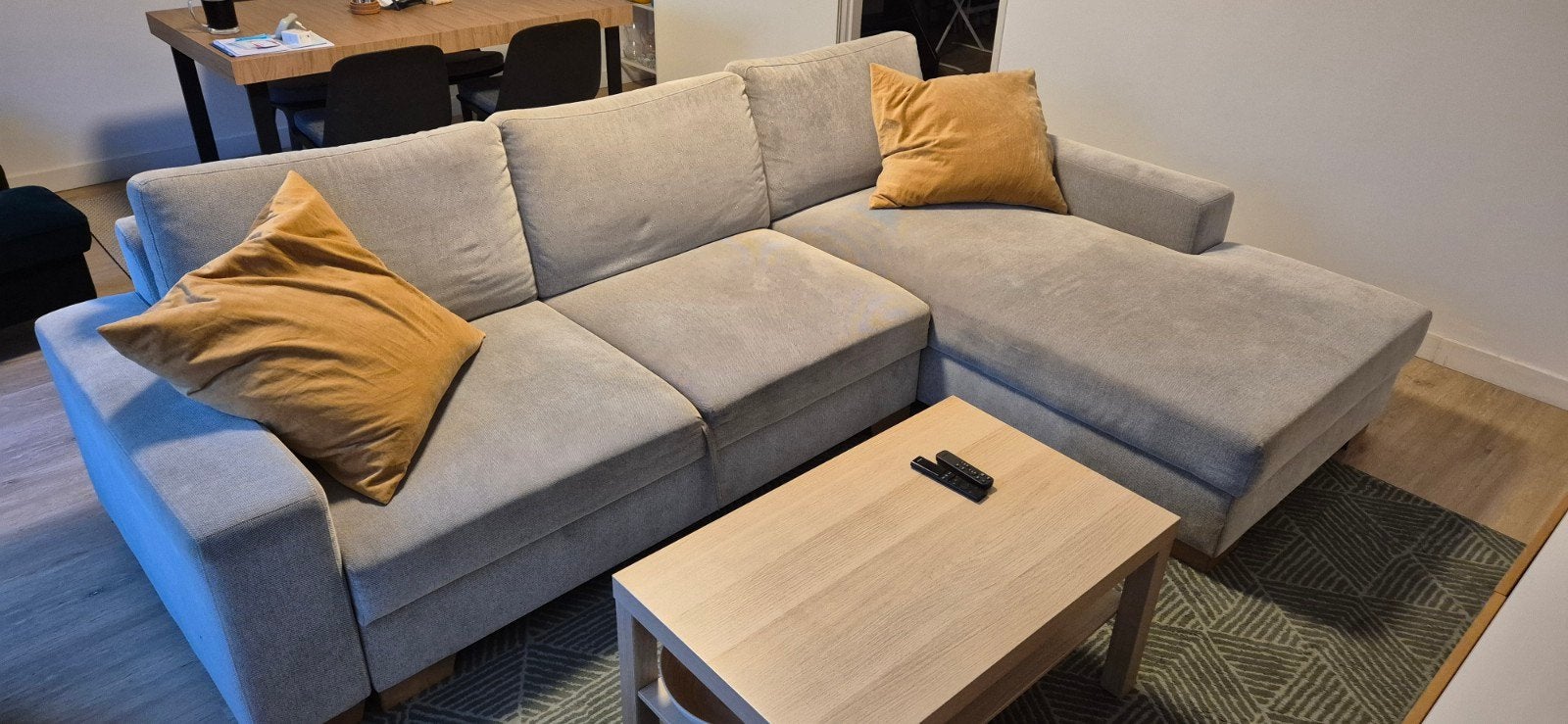 SÖRVALLEN 3-seat sofa-bed IKEA grey, Ophalen, Gebruikt, Stof, Modern