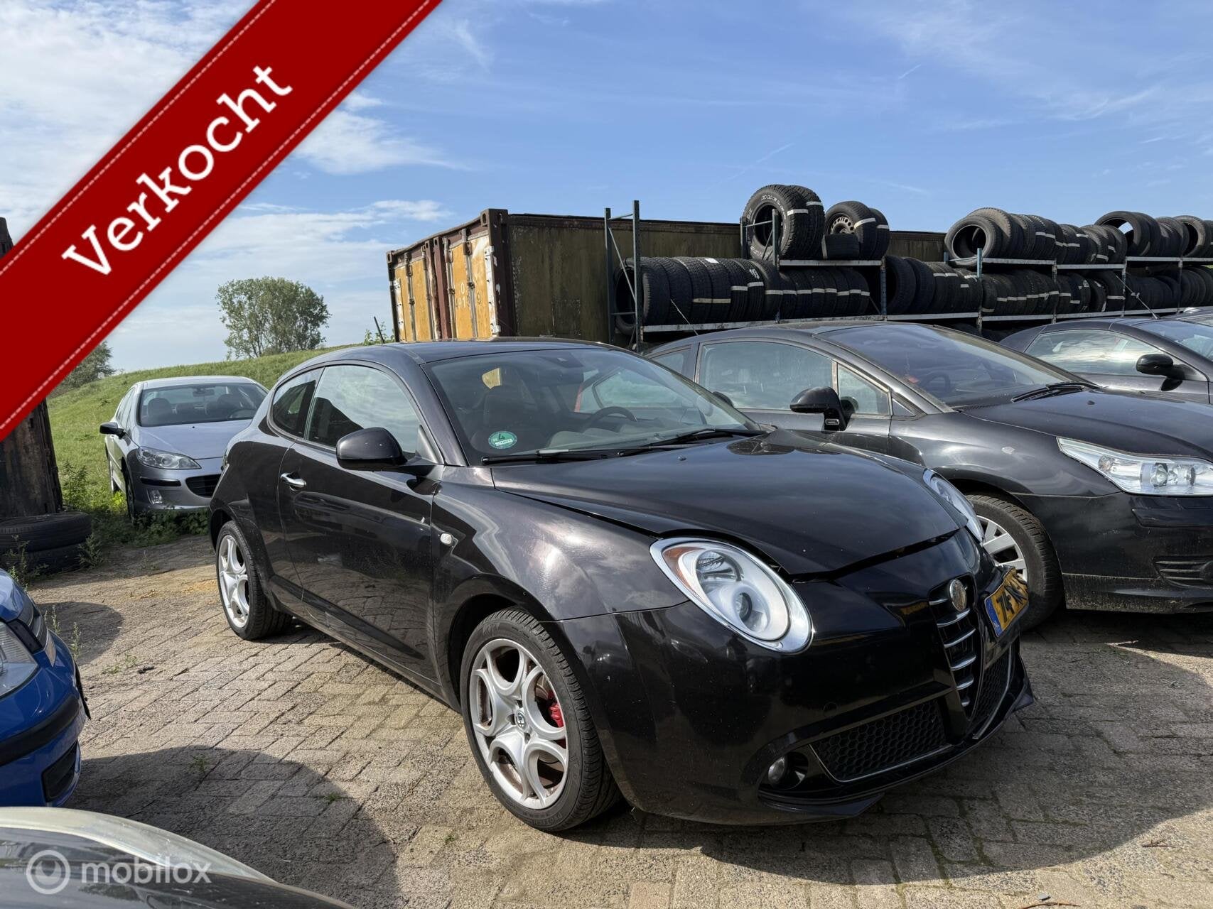 Alfa Romeo MiTo 1.4 T Distinctive, BJ 2010, Schade linksvoor, Auto's, Alfa Romeo, Euro 5, 135 pk, Gebruikt, 4 cilinders