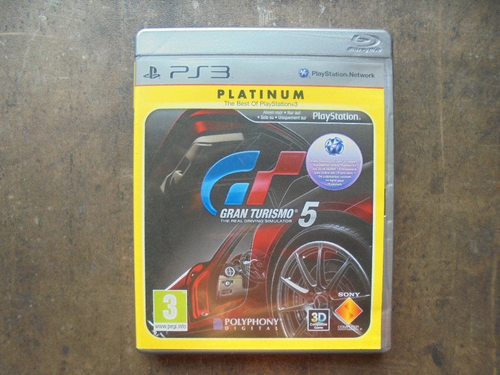 Gran Turismo 5 voor PS3 (zie foto's) II, Gebruikt, Racen en Vliegen, 2 spelers, Ophalen of Verzenden