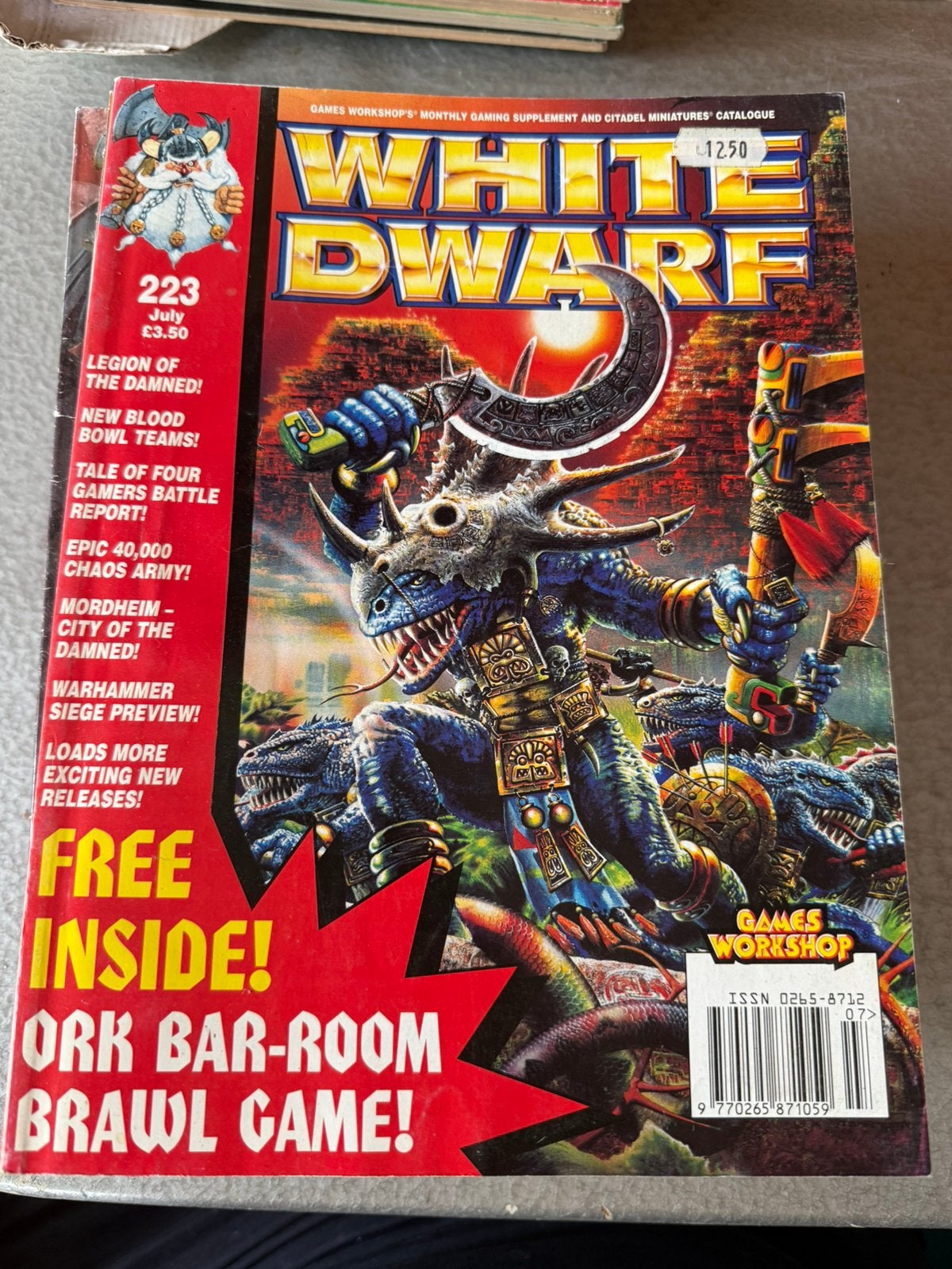 White Dwarf 223 jul 1998, Hobby en Vrije tijd, Wargaming, Ophalen of Verzenden, Gebruikt, Warhammer, Boek of Catalogus