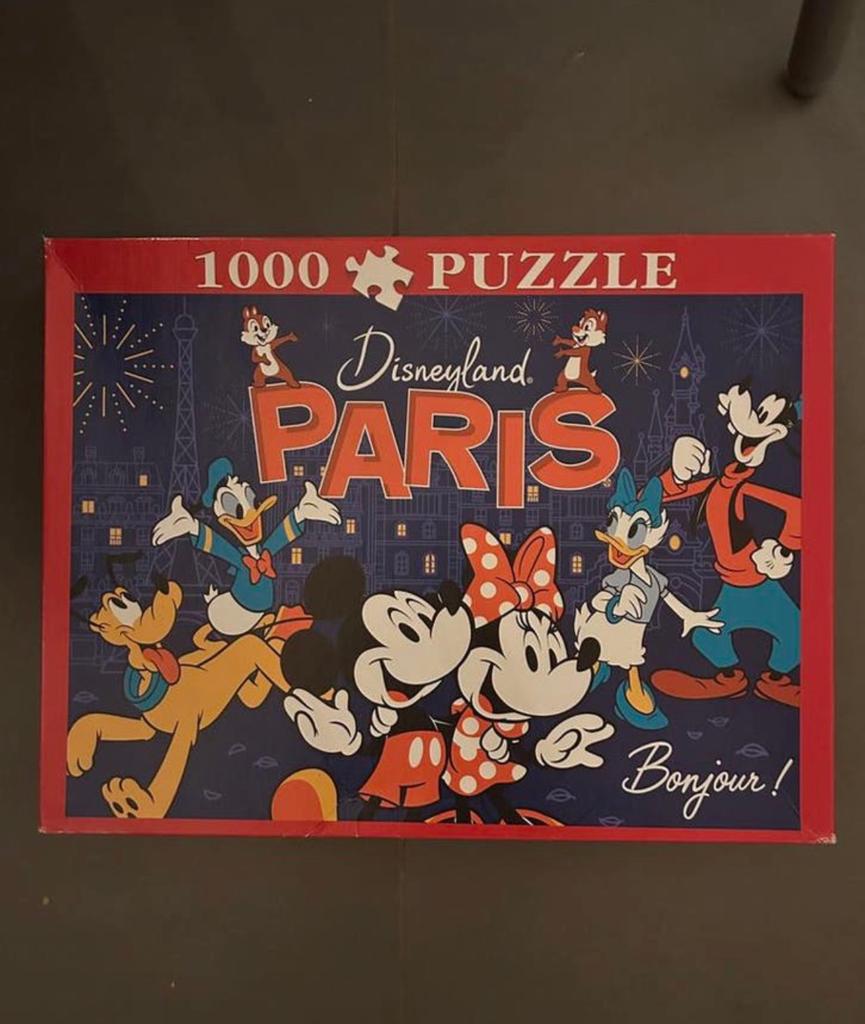 Disney puzzel Disneyland Parijs 1000 stukjes, Hobby en Vrije tijd, Denksport en Puzzels, Ophalen of Verzenden, 500 t/m 1500 stukjes