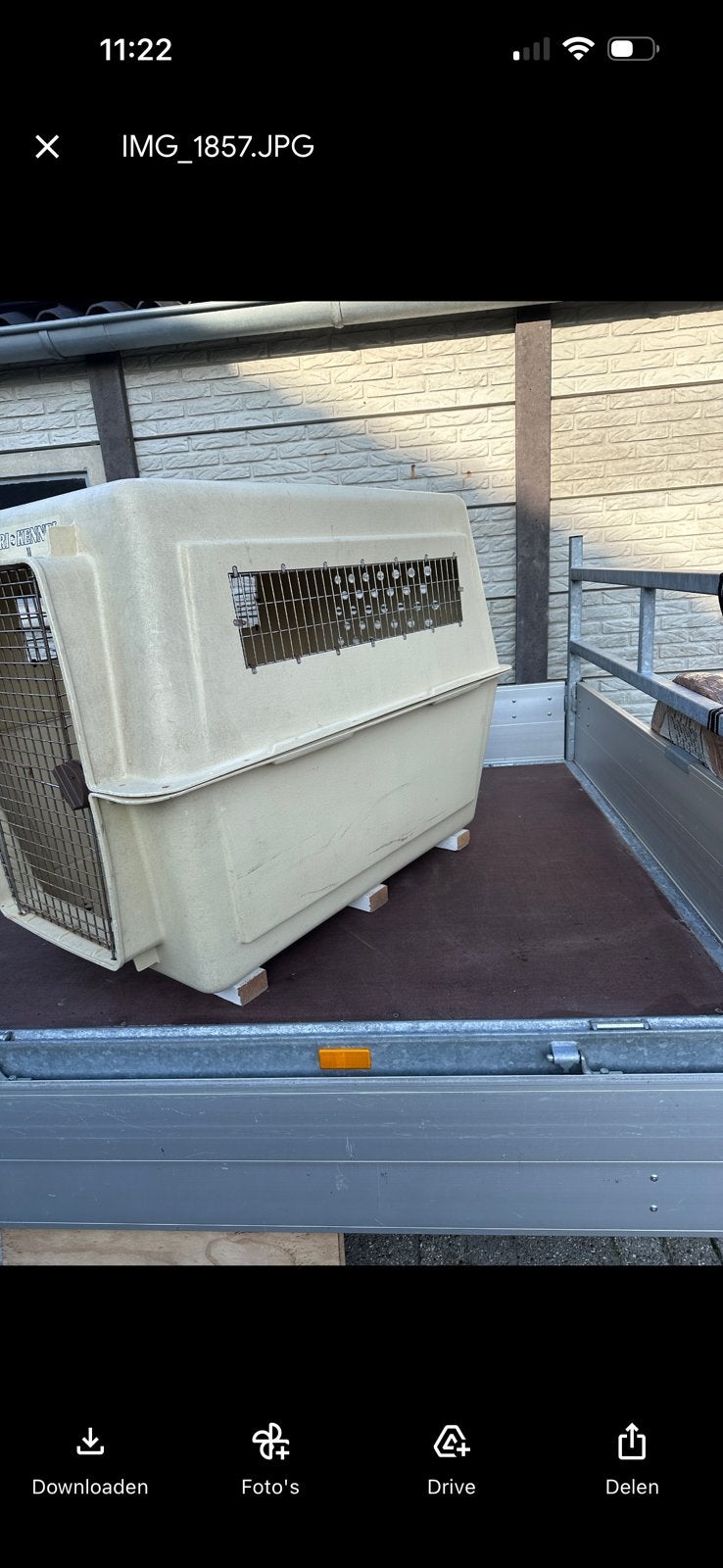 Grote honden bench, Ophalen, Zo goed als nieuw