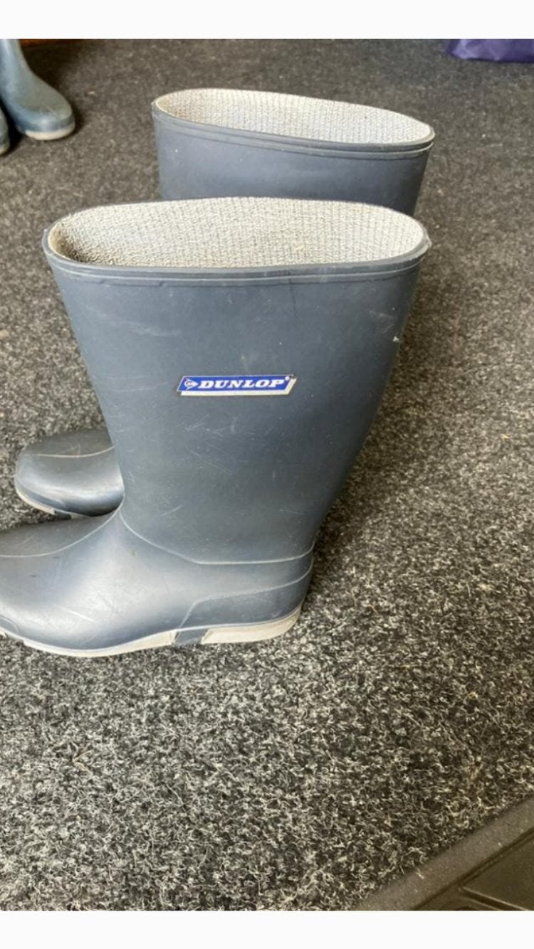DUNLOP dames regenlaarzen maat 38, Gebruikt, Ophalen of Verzenden, Laarzen, Dames