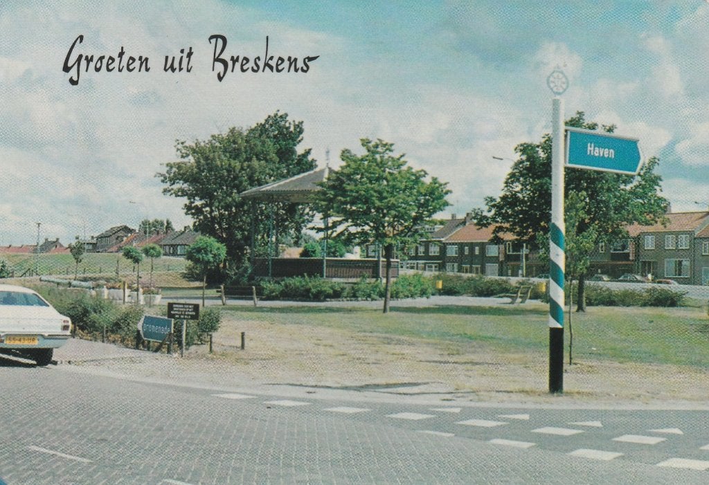 BRESKENS Spuiplein Ford en ANWB Wijzer Groeten, Verzamelen, Verzenden, 1960 tot 1980, Gelopen, Zeeland