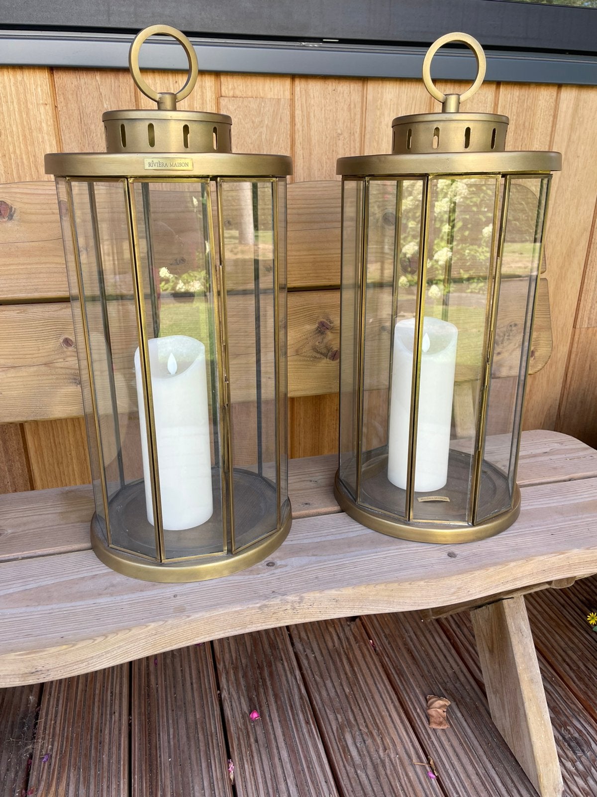 Riviera Maison Windlichten, Ophalen, Windlicht, Goud, Rivièra Maison