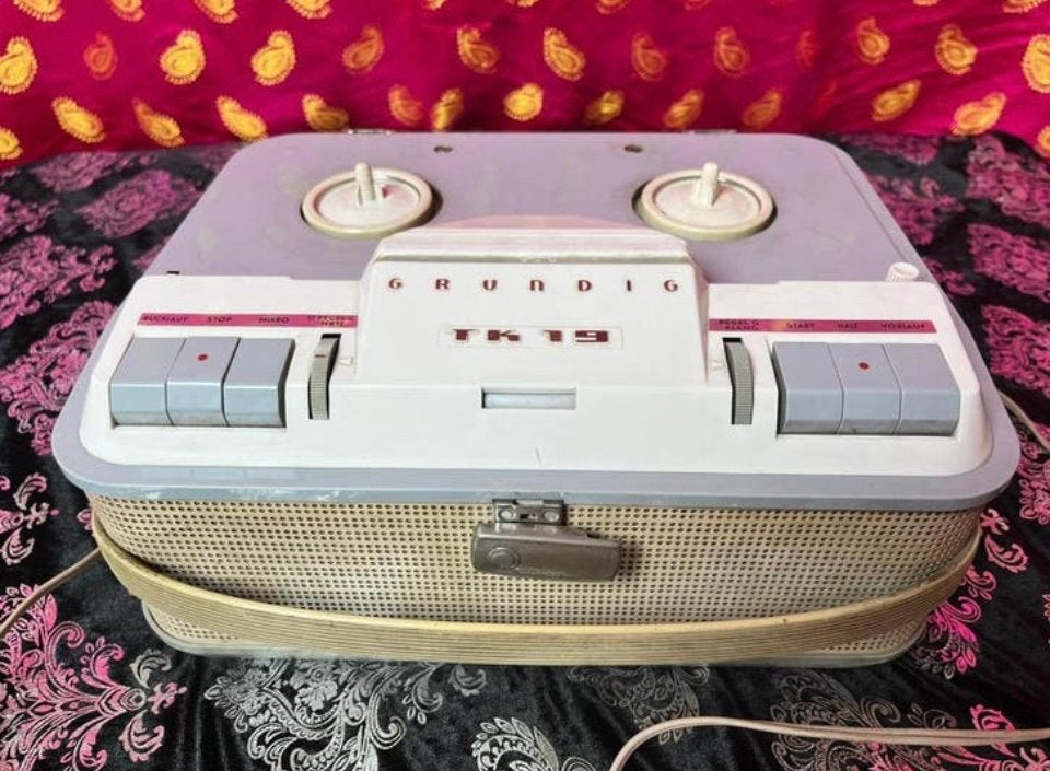 Prachtige Retro Vintage Grundig TK 19 Bandrecorder, Ophalen of Verzenden