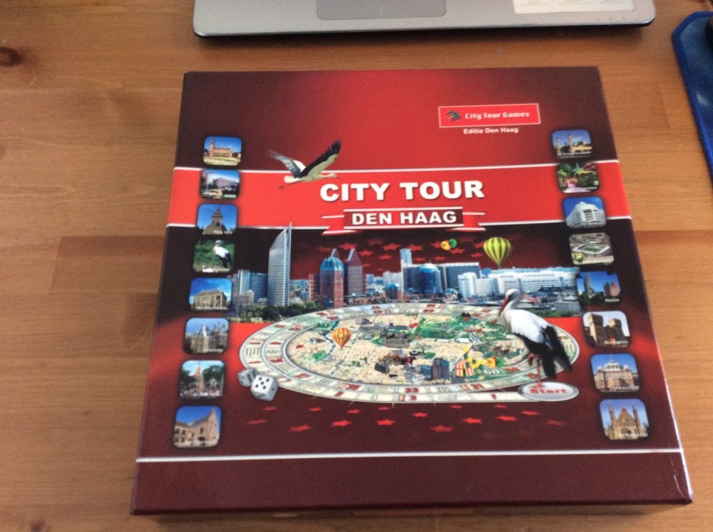 City Tour Den Haag bordspel, zgan, Hobby en Vrije tijd, Gezelschapsspellen | Bordspellen, Vijf spelers of meer, Ophalen of Verzenden