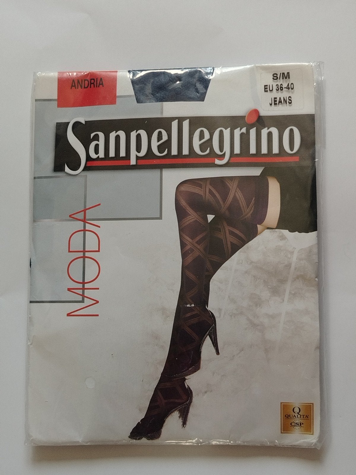 Sanpellegrino Stay-up Kousen S/M EU 36-40 Jeans, Kleding | Dames, Maat 36/38 (S), Blauw, Nieuw, Ophalen of Verzenden