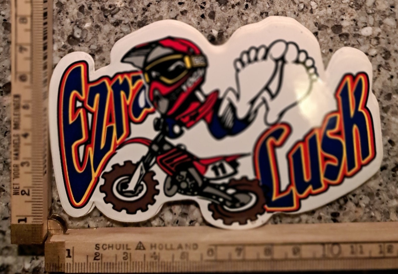 Sticker Ezra Lusk motorcross crossmotor Troy lee design?, Ophalen of Verzenden, Zo goed als nieuw