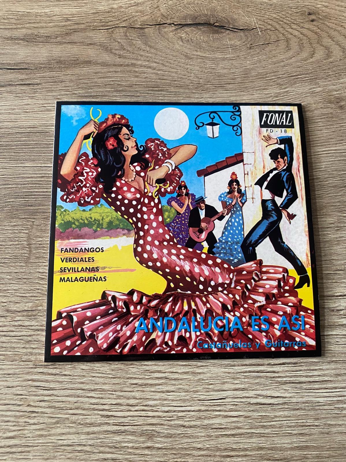 Andalucía Es Así – Castañuelas y Guitarras | Spaans | 7” EP, Ophalen of Verzenden, Gebruikt, 7 inch, EP