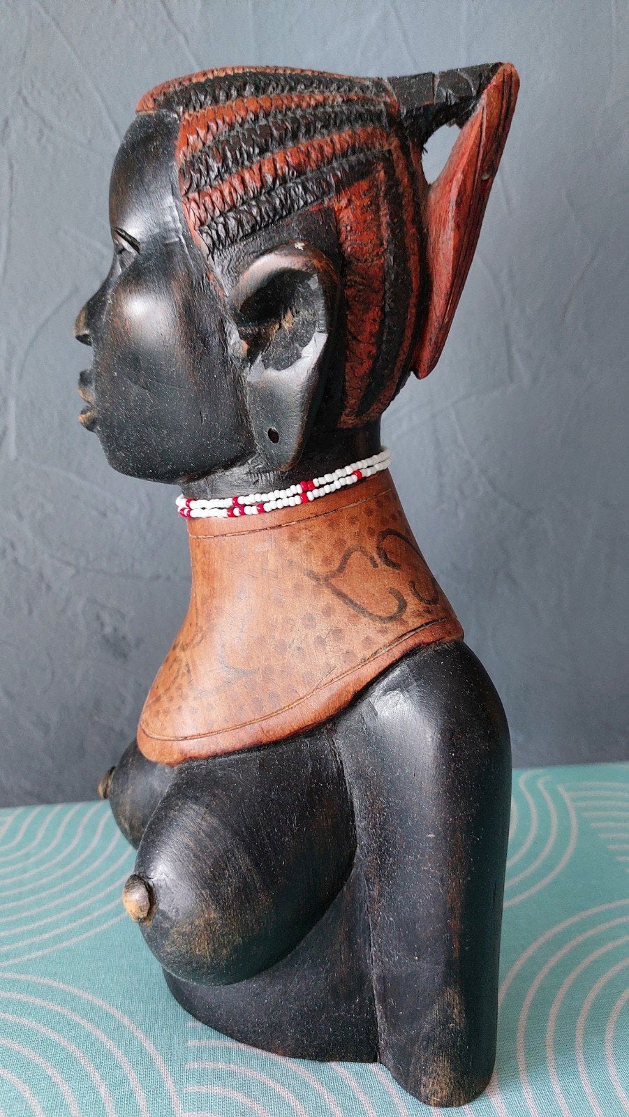 Afrikaans houtsnijwerk., Ophalen of Verzenden