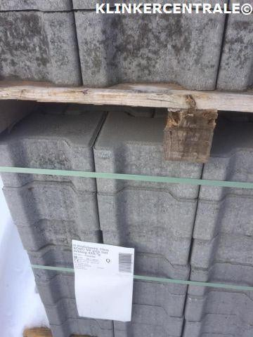 B-KEUS KORTING grijs H-klinkers dubbel-T beton verbandklinke, Tuin en Terras, Tegels en Klinkers, Verzenden, Excluton BV, Klinkers