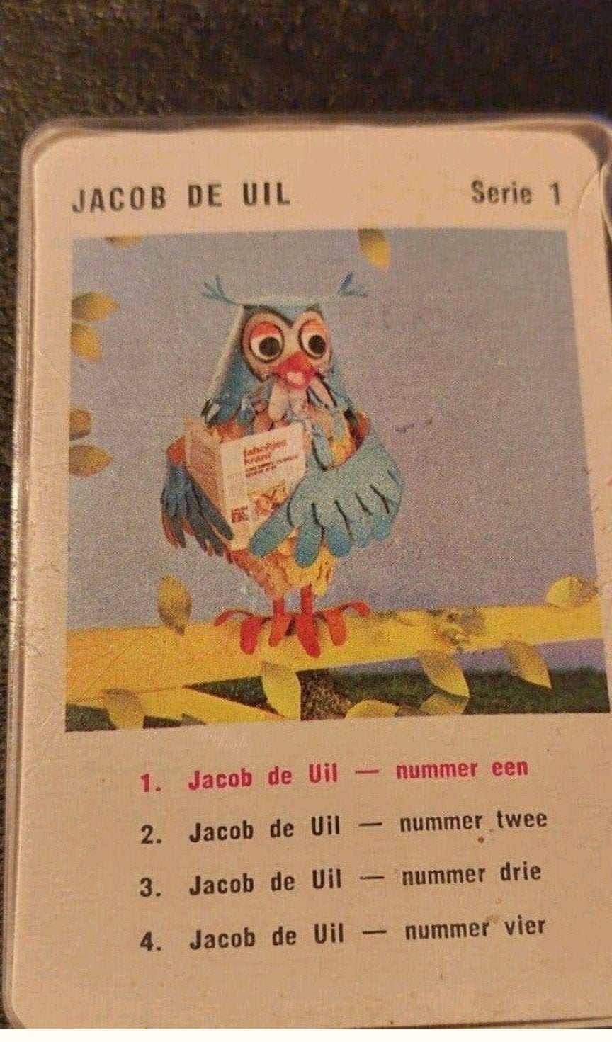 OUD FABELTJESKRANT KWARTETSPEL o.a meneer de UIL enzz, Ophalen of Verzenden