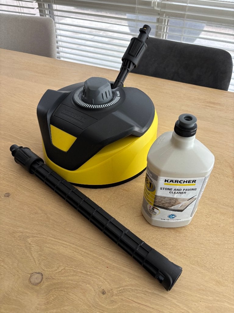 Kärcher oppervlaktereiniger T-Racer T-5 + fles tegelreiniger, Ophalen of Verzenden, Nieuw, Elektrisch, Kärcher