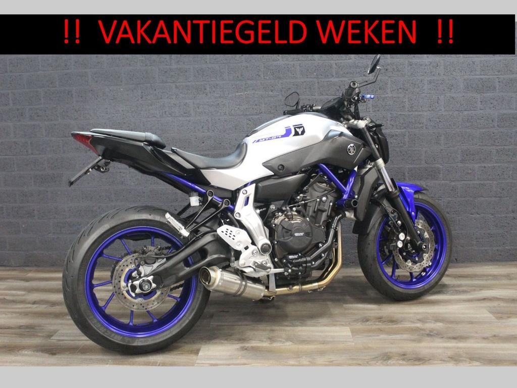 YAMAHA MT 07 ABS (bj 2016) 33,477 km 35KW A2 mogelijk, Motoren, 2 cilinders, Bedrijf, Onbekend, YAMAHA