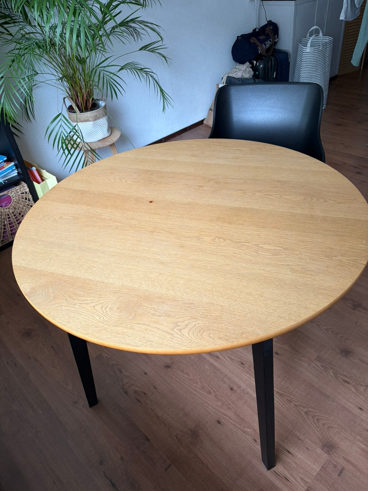 Leuke ronde tafel, Ophalen, Zo goed als nieuw, Rond, 100 tot 150 cm