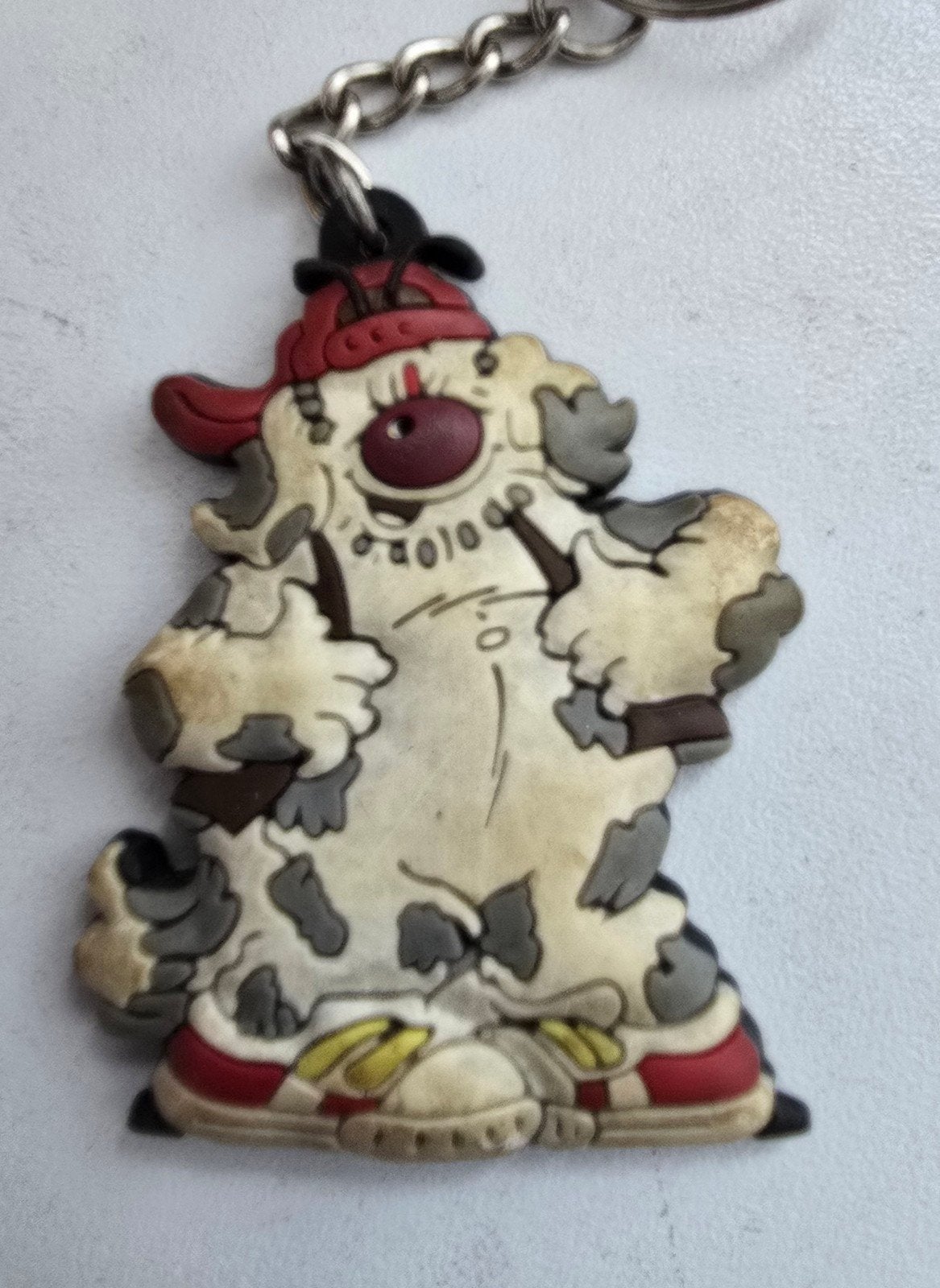 Unieke sleutelhanger met grappig figuurtje, Ophalen of Verzenden, Gebruikt, Knuffel of Figuurtje