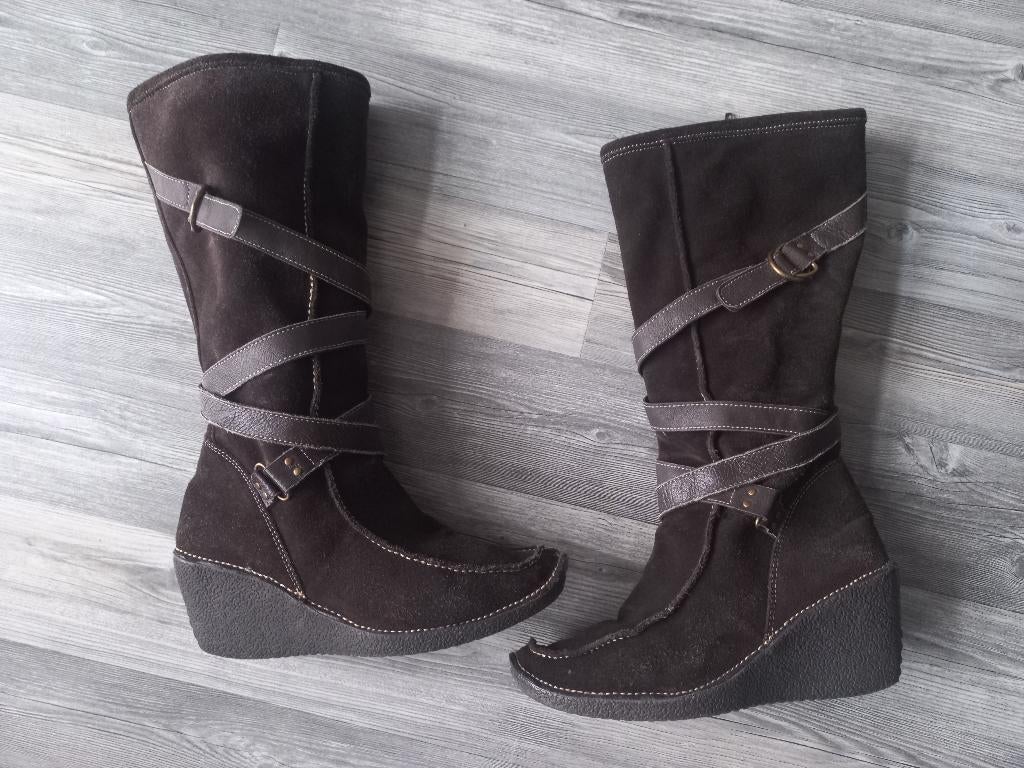 Prachtige donkerbruine hoge laarzen maat 39, Kleding | Dames, Schoenen, Hoge laarzen, Bruin, Ophalen of Verzenden, Zo goed als nieuw