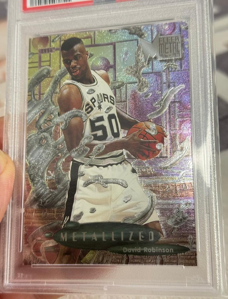 1996 Metal David Robinson #230 PSA-7 basketbal basketball, Spelerskaart, Ophalen of Verzenden, Zo goed als nieuw, H