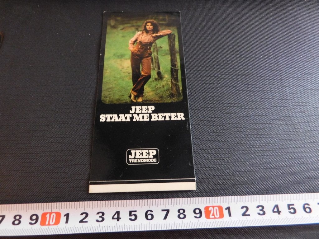 sticker JEEP staat me beter  Trendmode, Ophalen, Zo goed als nieuw