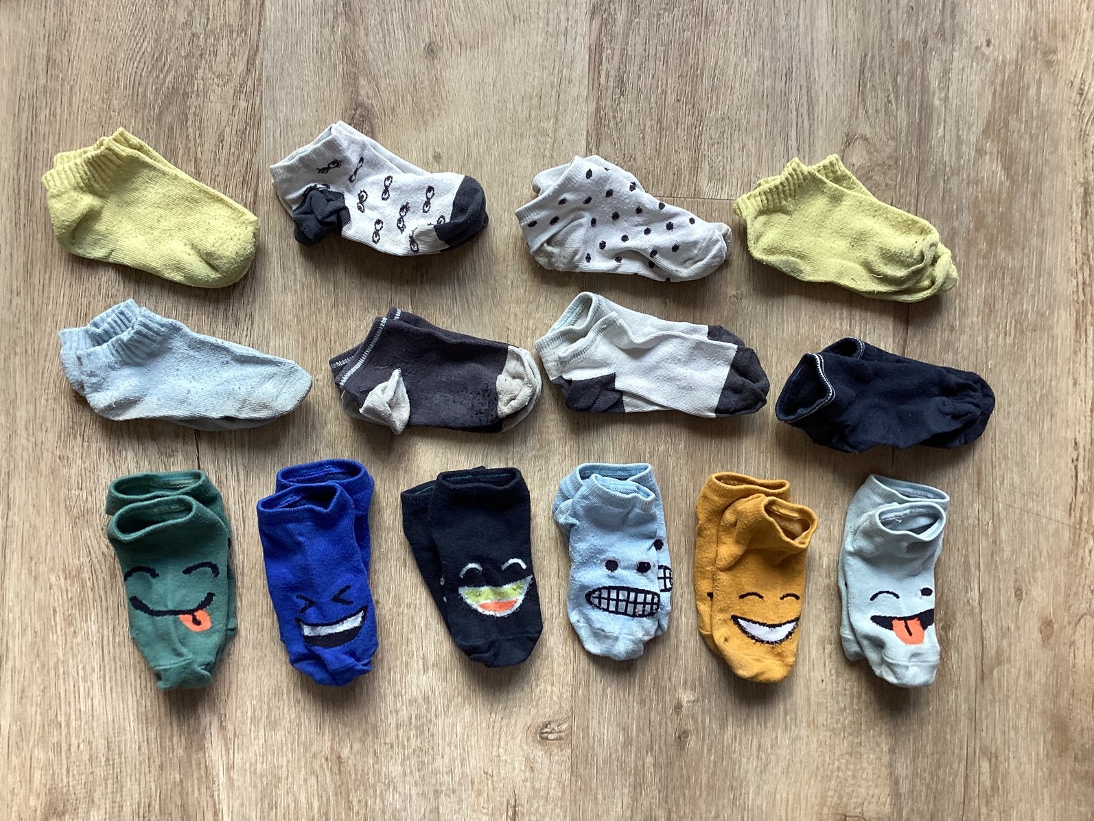 Partij sneakersokken/enkelsokken (ca. 22-26), Ophalen of Verzenden, Gebruikt, Jongen of Meisje, Sokken