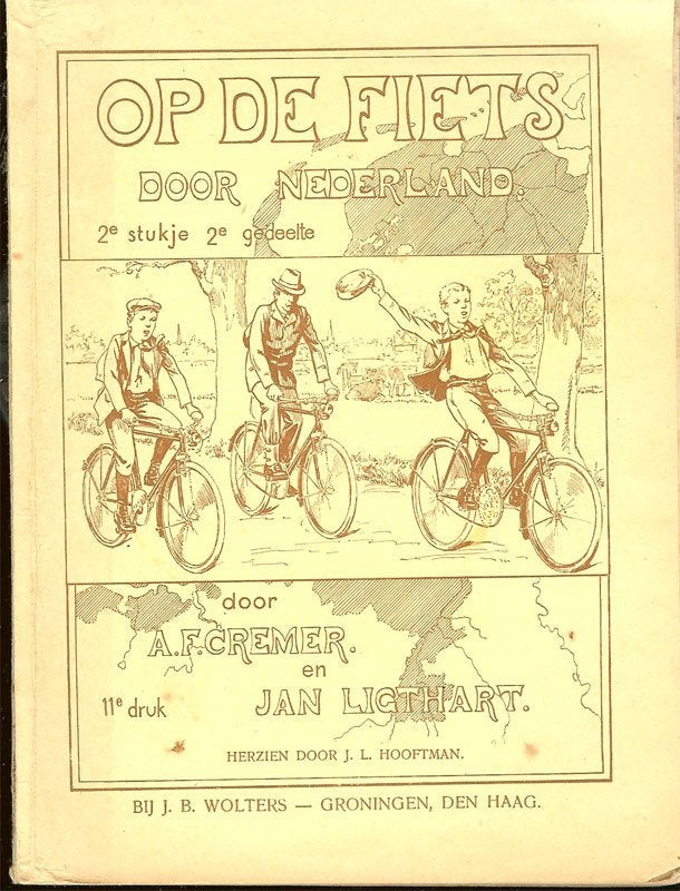 A.F.Cremer Jan Ligthart Op de fiets door Nederland, Ophalen of Verzenden, Gelezen, Overige onderwerpen