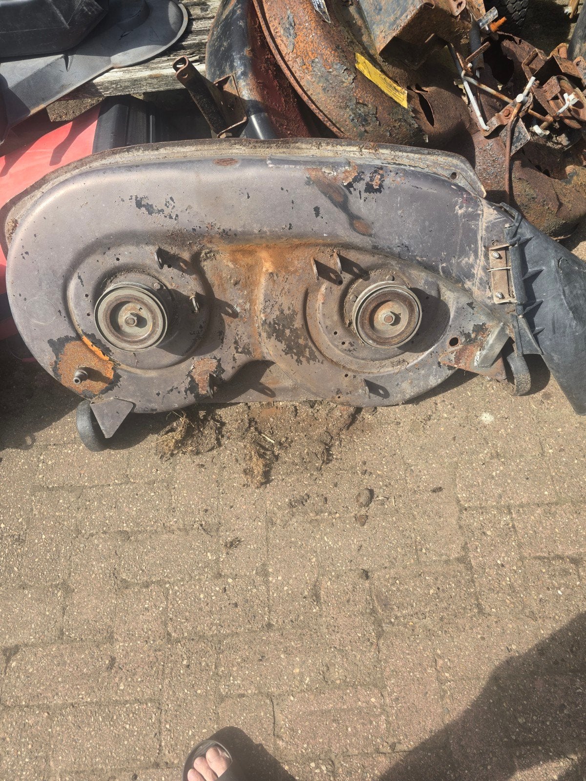 maaidek voor mtd, Ophalen, Gebruikt