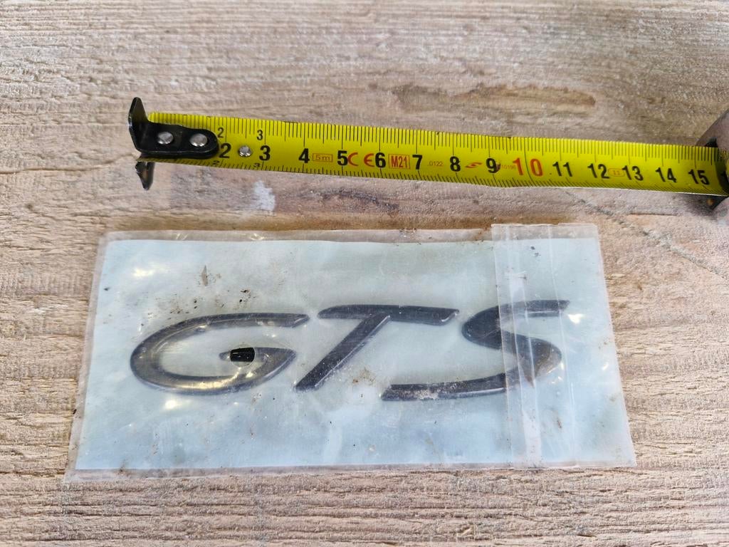 Porsche GTS logo zwart - Origineel embleem, Ophalen, Nieuw, Porsche