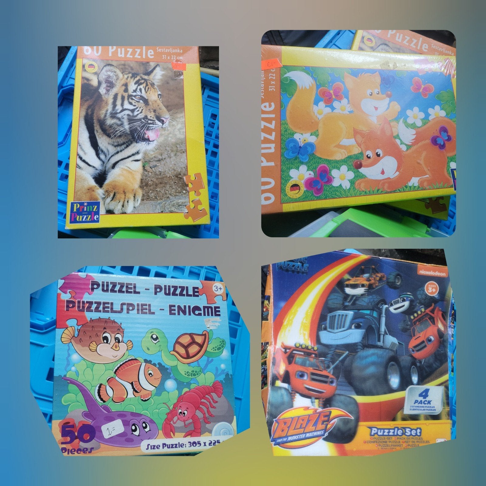 Diverse Puzzels voor Kinderen (4 stuks), Ophalen of Verzenden, Gebruikt