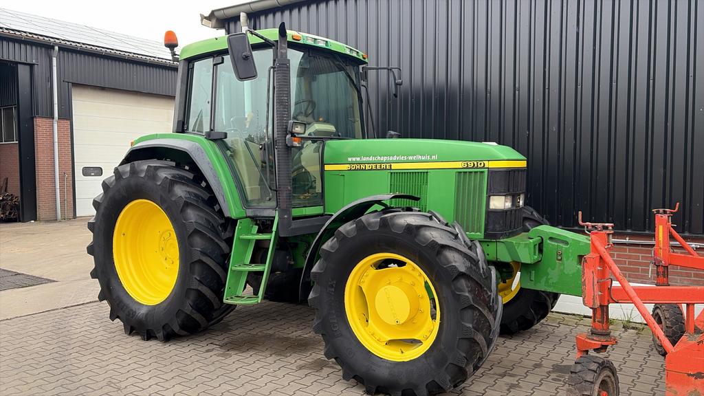 John Deere 6910 - 10400 uur - 40 km/u, Zakelijke goederen, John Deere, Gebruikt, Meer dan 10000, 120 tot 160 Pk