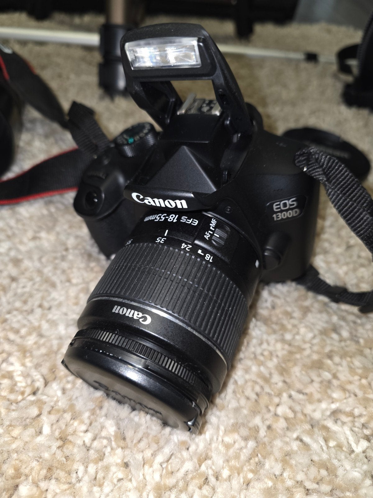 Canon EOS 1300D camera, Ophalen, Gebruikt, Snelkoppelingsplaat, Driepoot