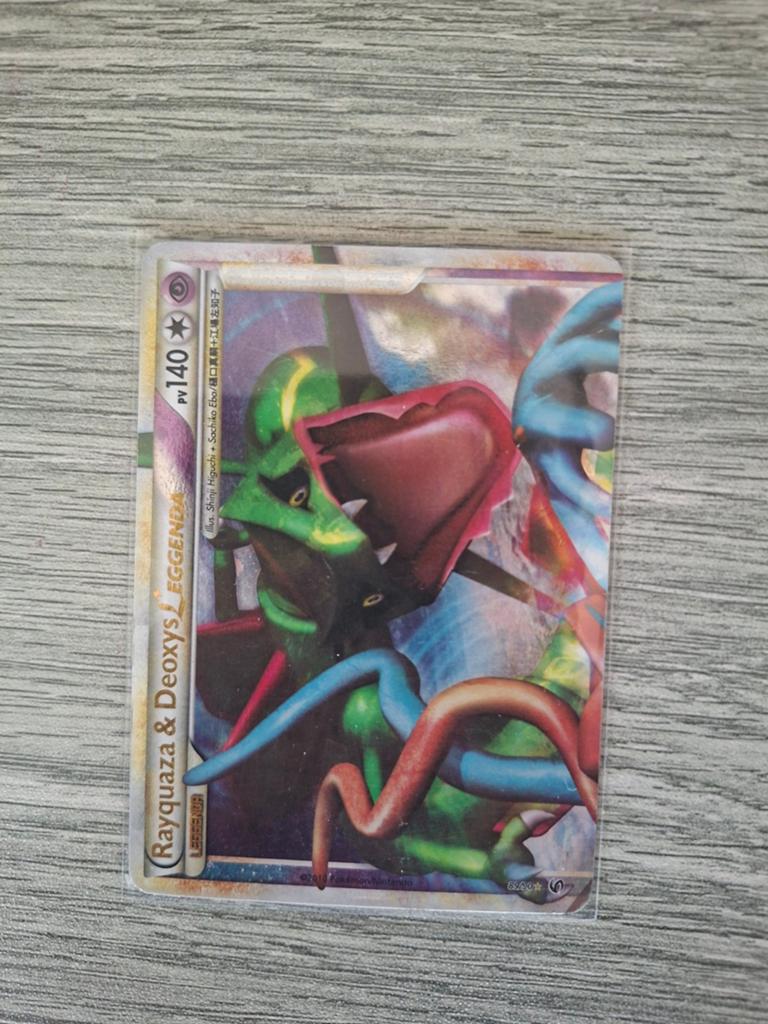 Rayquaza & Deoxys Legend - Undaunted 89/90 , Ophalen of Verzenden, Zo goed als nieuw, Losse kaart, Foil
