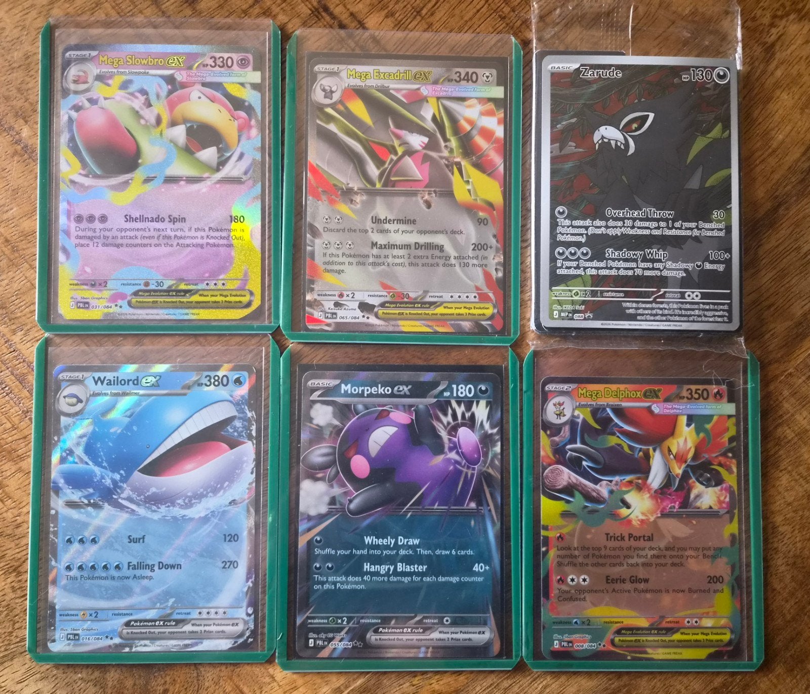 Pokémon - Diverse kaarten EX plus promo - Pitch Black, Ophalen, Nieuw, Meerdere kaarten