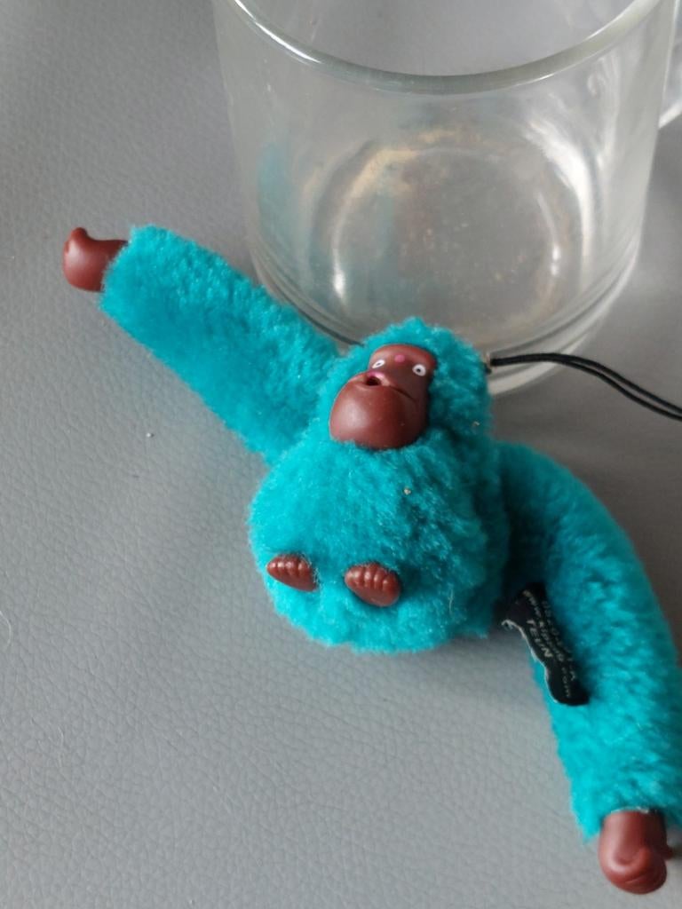 Kipling aapje Teun sleutelhanger turquoise, Ophalen of Verzenden