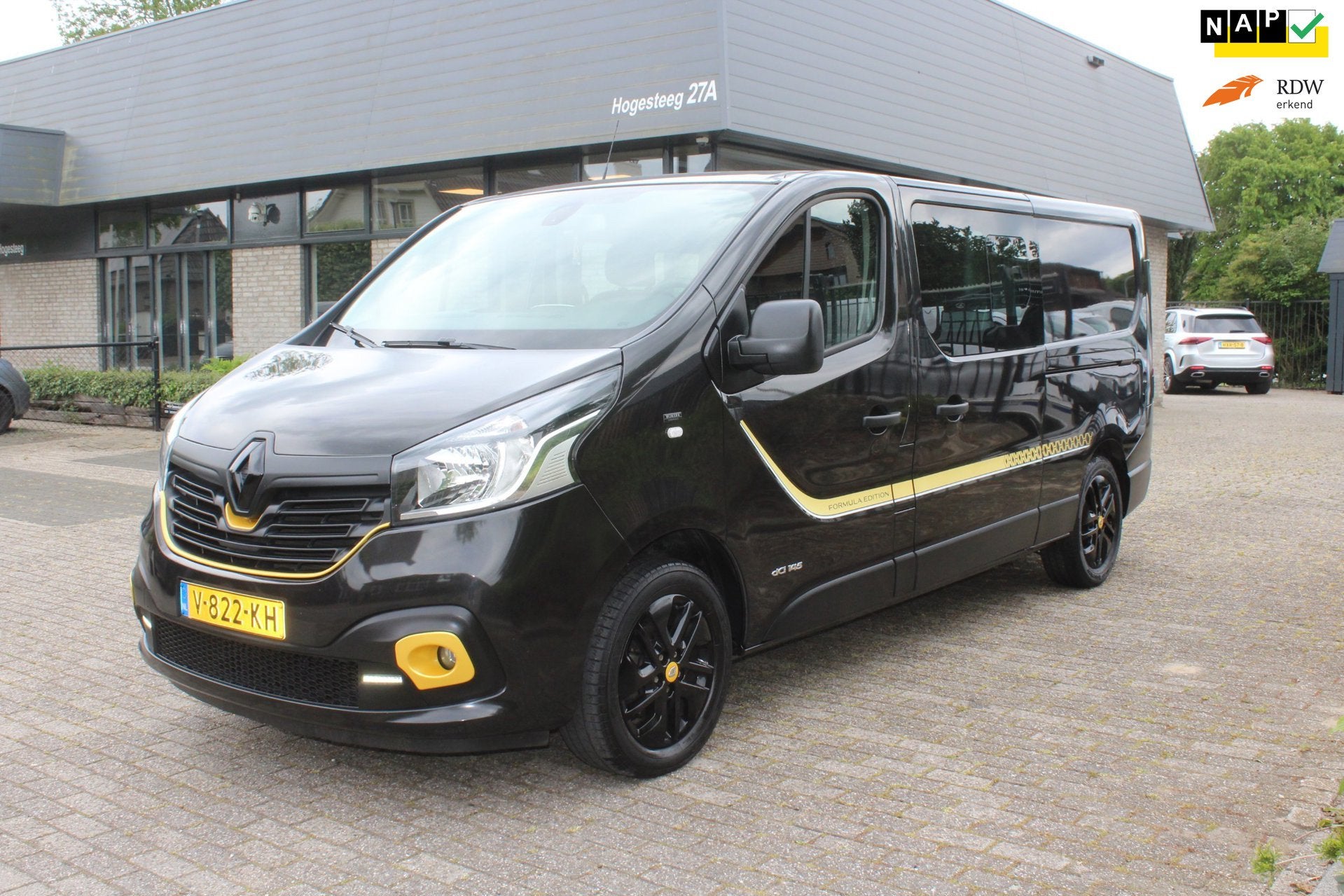 Renault Trafic 1.6 dCi T29 L2H1 DC Comfort, Voorwielaandrijving, Renault, Zwart, Origineel Nederlands