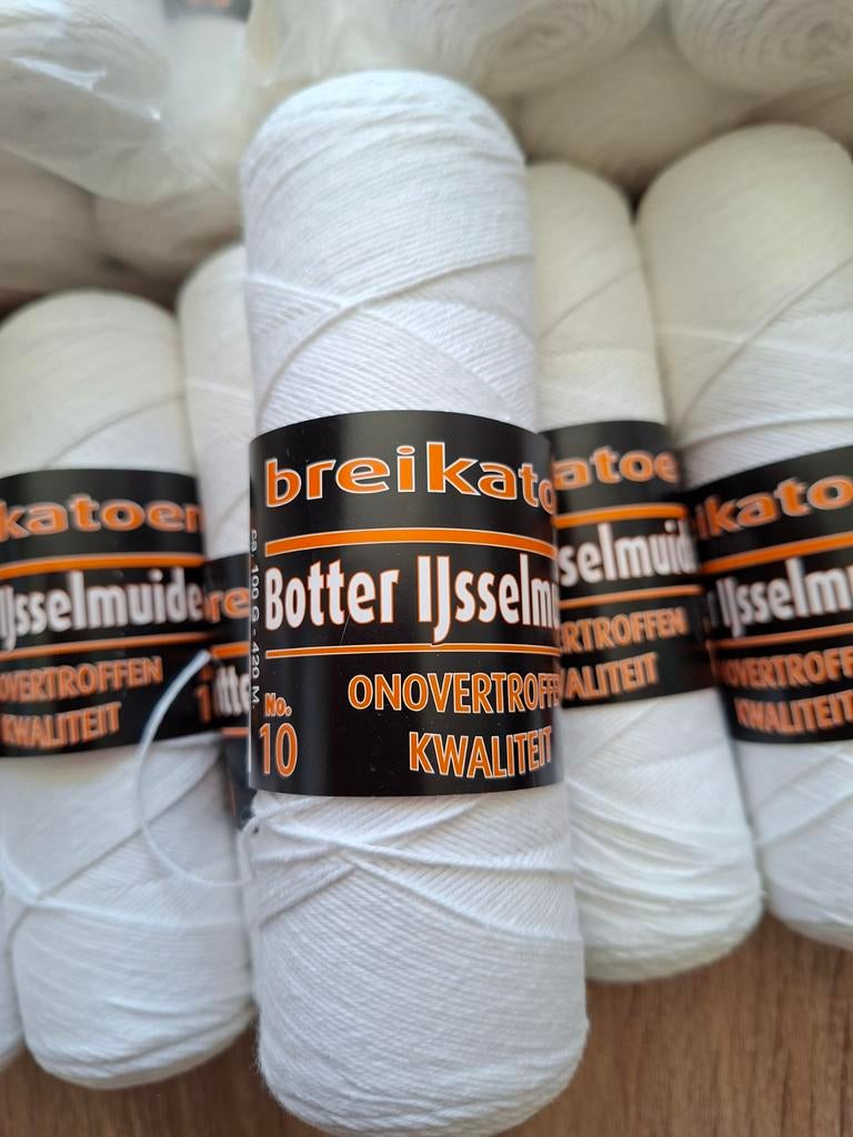 Botter Ijsselmuiden katoen (28 stuks/wit)nieuw., Ophalen of Verzenden, Nieuw, Clearstamp
